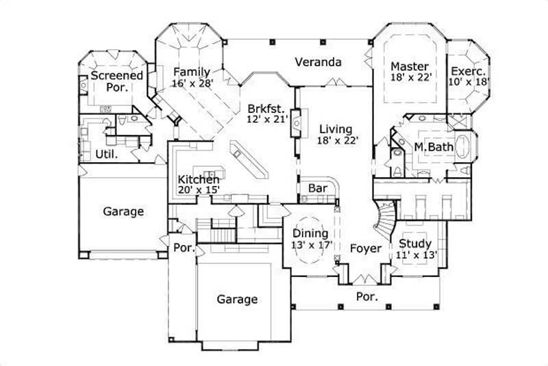 MAIN LEVEL FLOOR PLAN