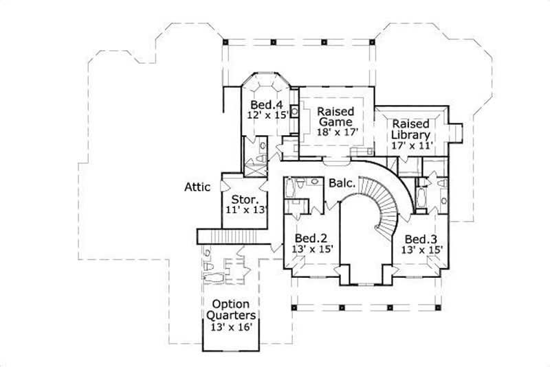 SECOND LEVEL FLOOR PLAN