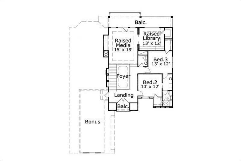 SECOND STORY FLOOR PLAN