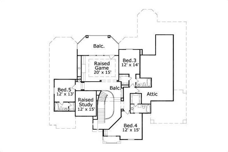 SECOND LEVEL FLOOR PLAN
