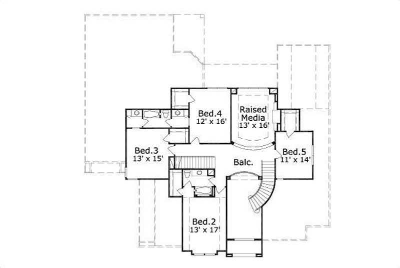SECOND LEVEL FLOOR PLAN