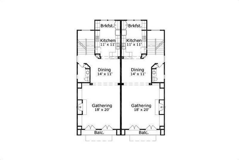 SECOND LEVEL FLOOR PLAN