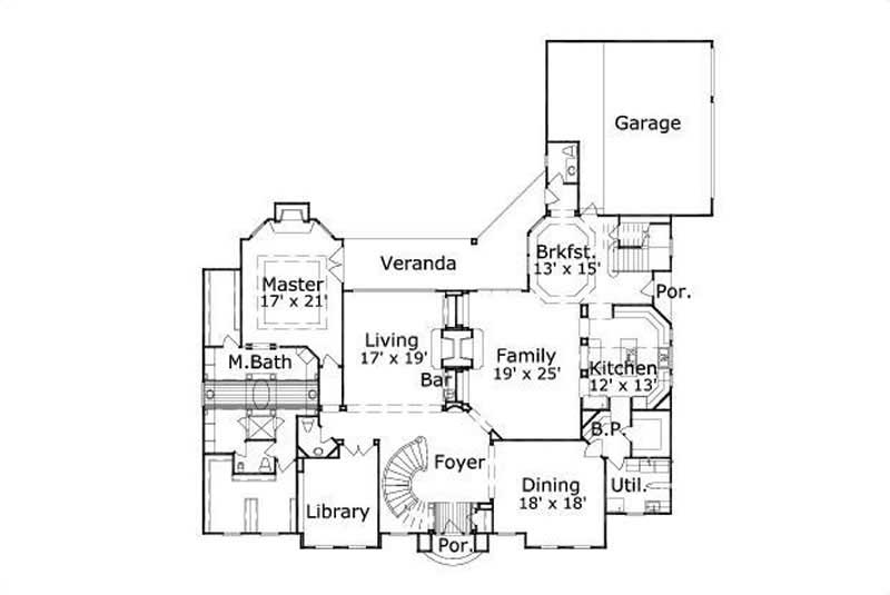 MAIN LEVEL FLOOR PLAN