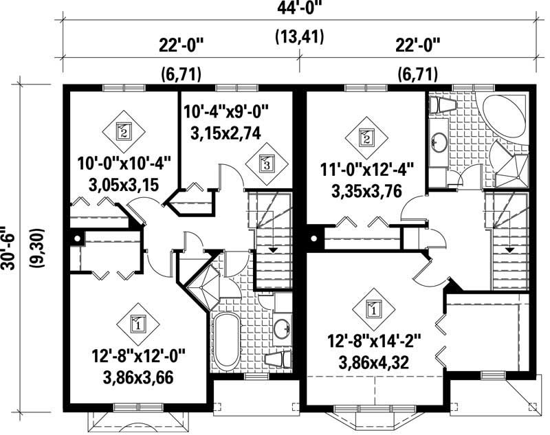 SECOND LEVEL FLOOR PLAN