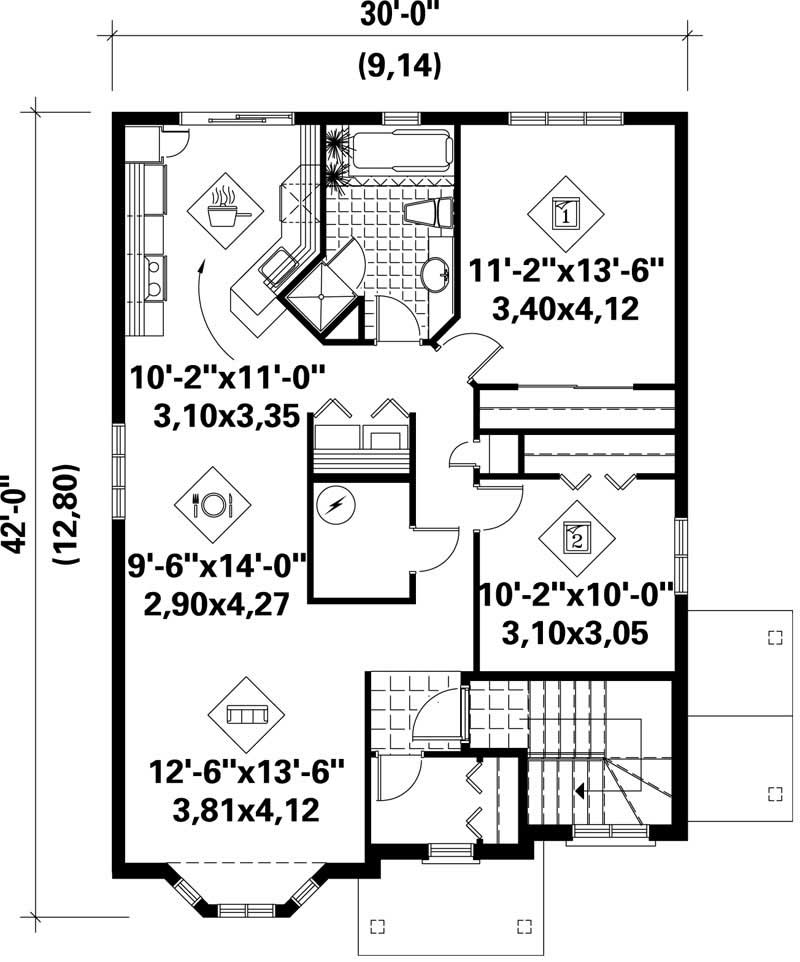 SECOND LEVEL FLOOR PLAN