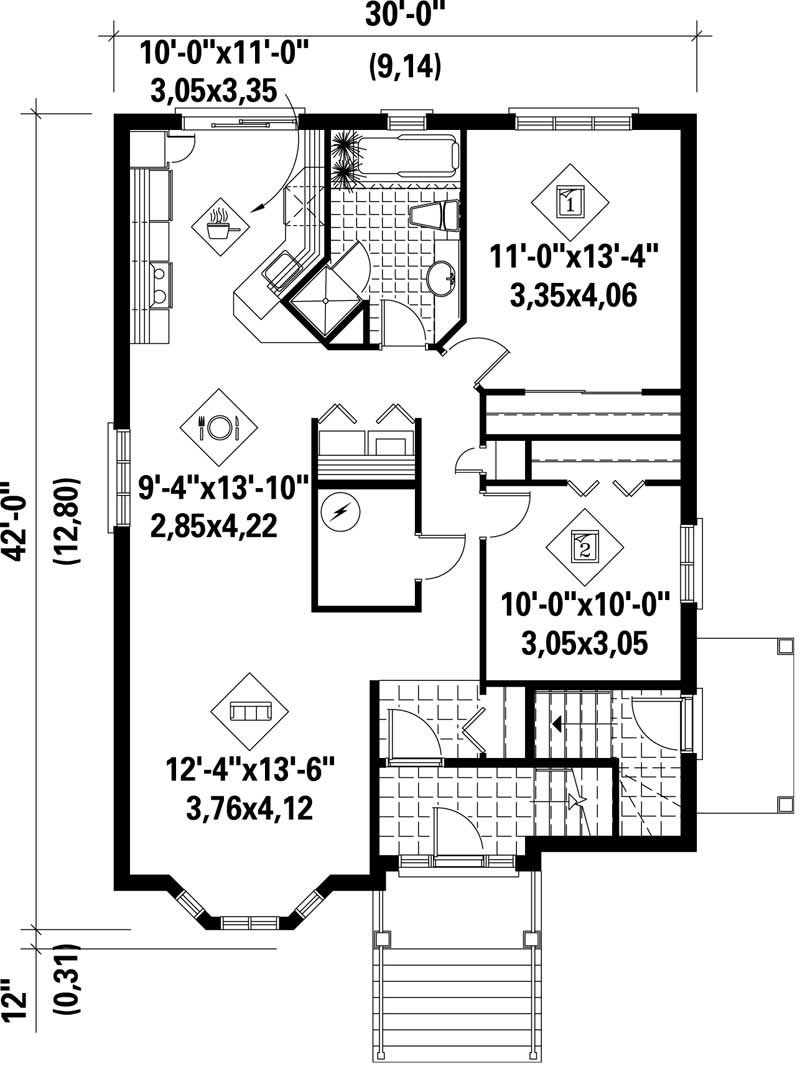 MAIN LEVEL FLOOR PLAN