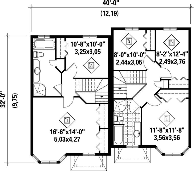 SECOND LEVEL FLOOR PLAN