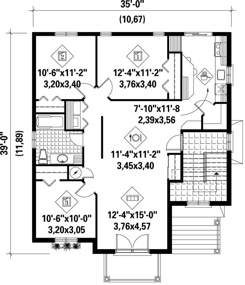 SECOND LEVEL FLOOR PLAN