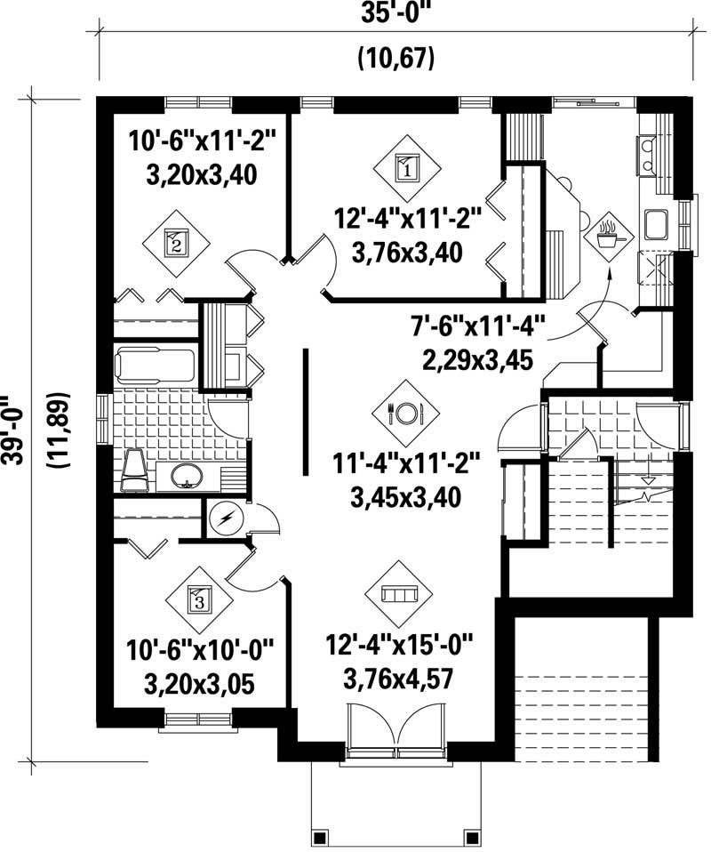 LOWER LEVEL FLOOR PLAN