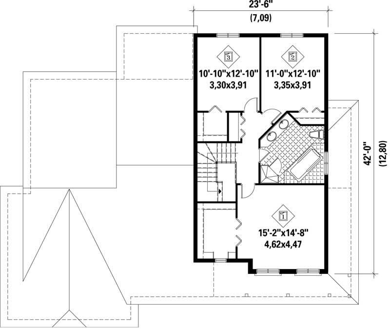 SECOND LEVEL FLOOR PLAN