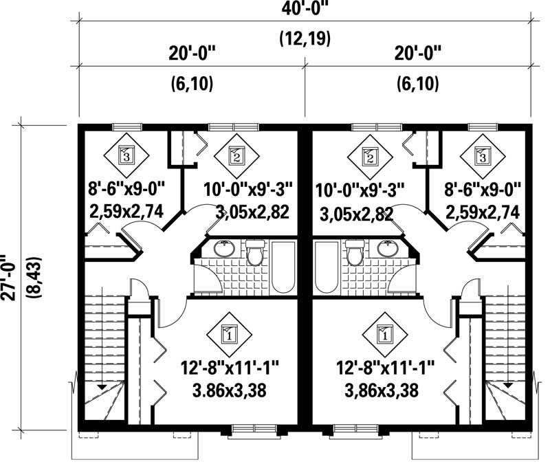SECOND LEVEL FLOOR PLAN