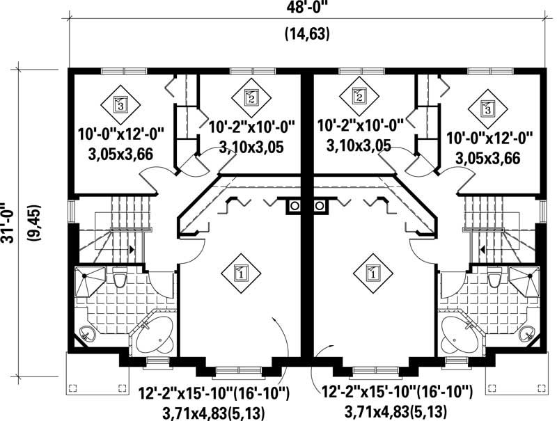 SECOND LEVEL FLOOR PLAN