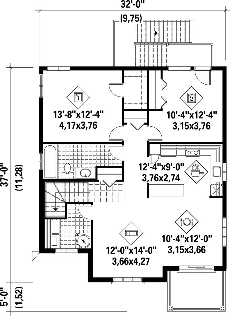 SECOND LEVEL FLOOR PLAN