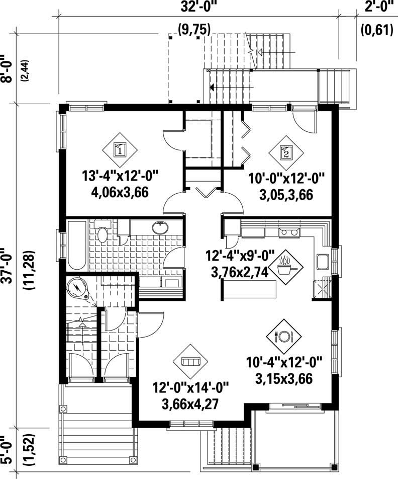 MAIN LEVEL FLOOR PLAN