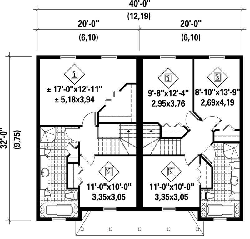 SECOND LEVEL FLOOR PLAN