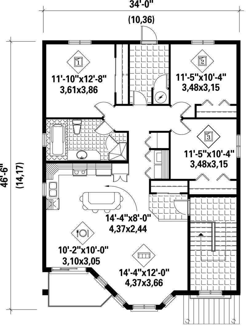 SECOND LEVEL FLOOR PLAN