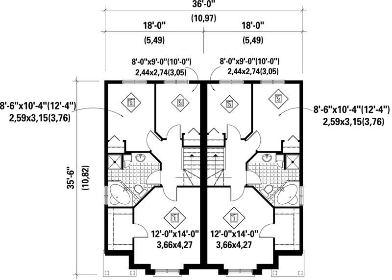 SECOND LEVEL FLOOR PLAN