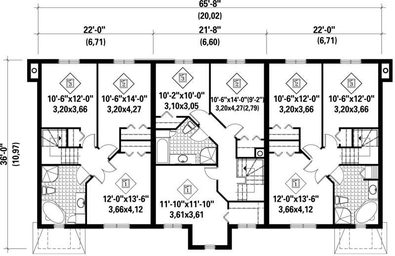 SECOND LEVEL FLOOR PLAN