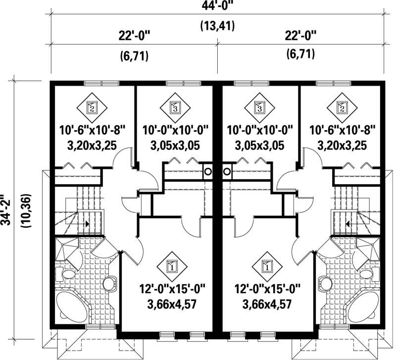 SECOND LEVEL FLOOR PLAN