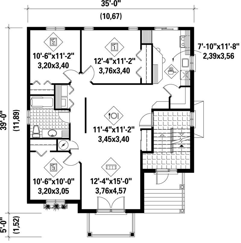 SECOND LEVEL FLOOR PLAN