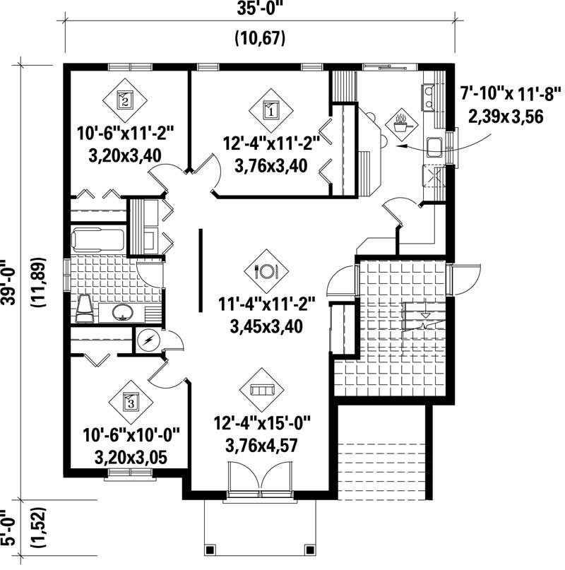 MAIN LEVEL FLOOR PLAN