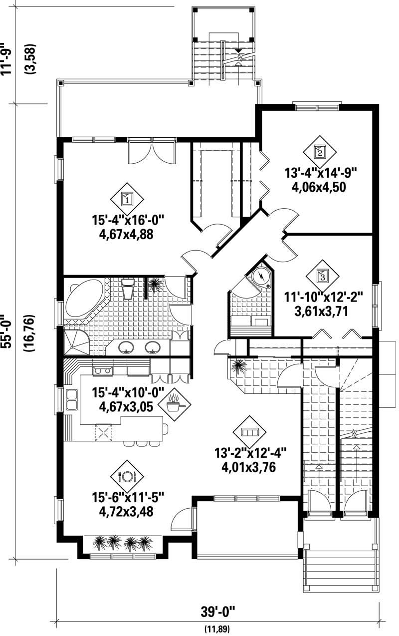 MAIN LEVEL FLOOR PLAN