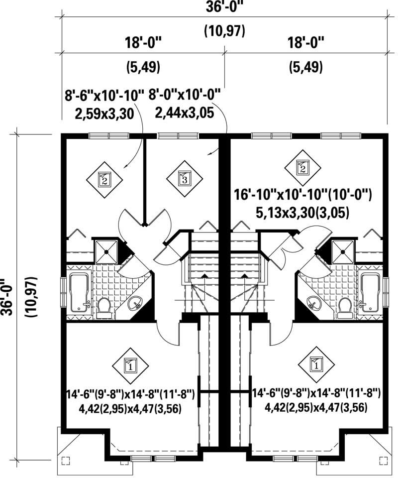 SECOND LEVEL FLOOR PLAN