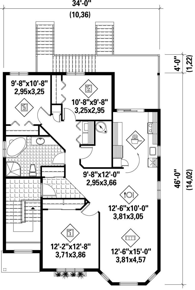SECOND LEVEL FLOOR PLAN