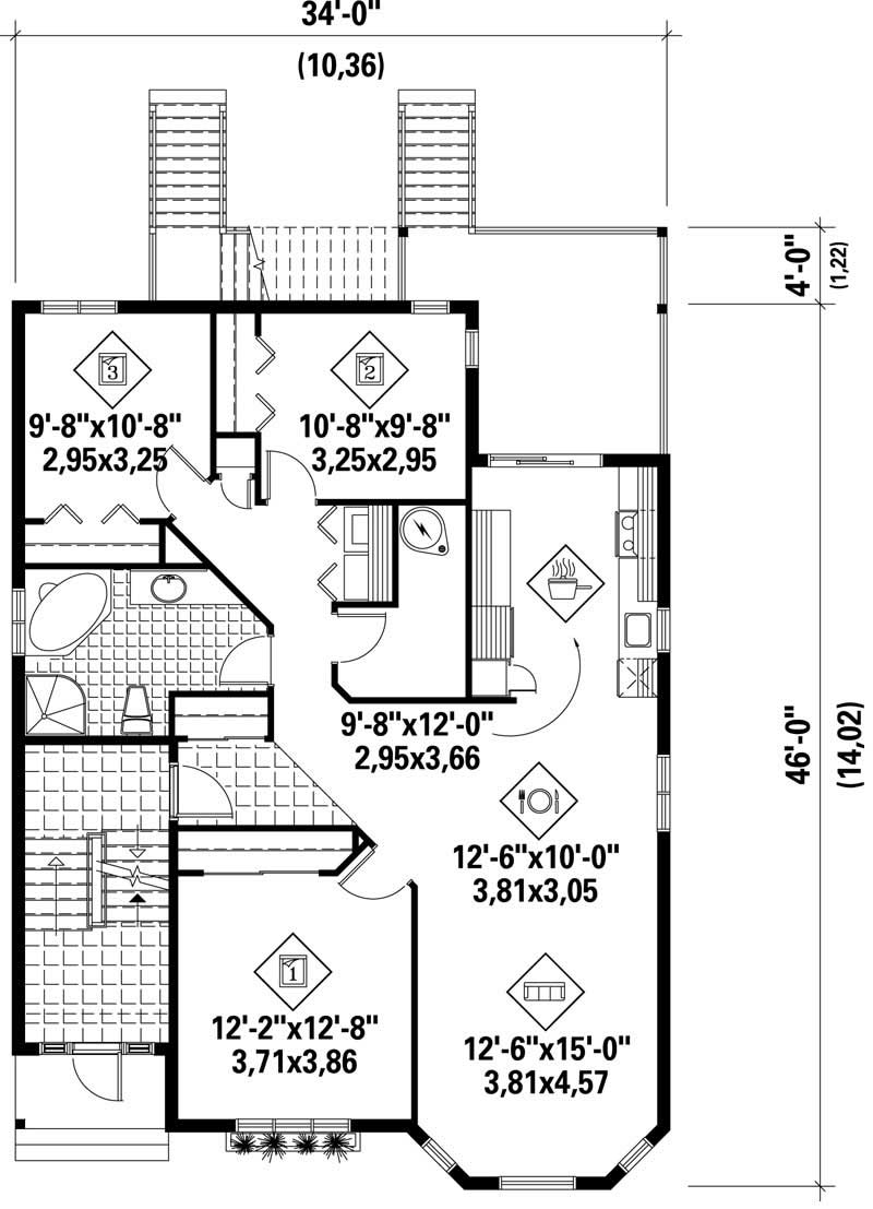 MAIN LEVEL FLOOR PLAN