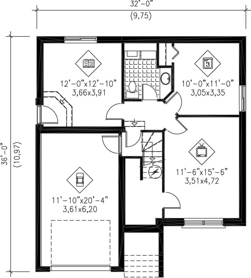 LOWER FLOOR PLAN
