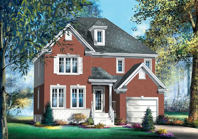 4-Bedroom, 1738 Sq Ft Ranch Home Plan - 157-1144 - Main Exterior