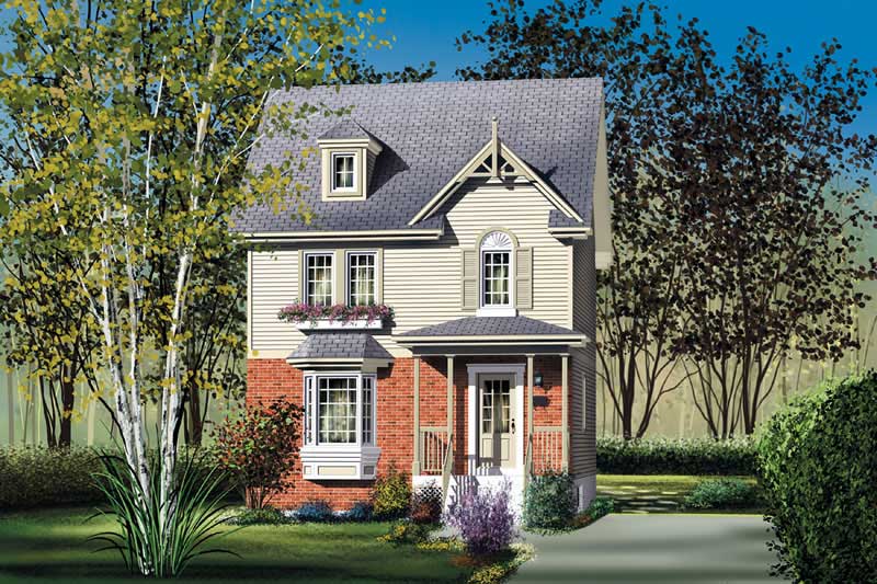 2-Bedroom, 1152 Sq Ft Ranch Home Plan - 157-1251 - Main Exterior