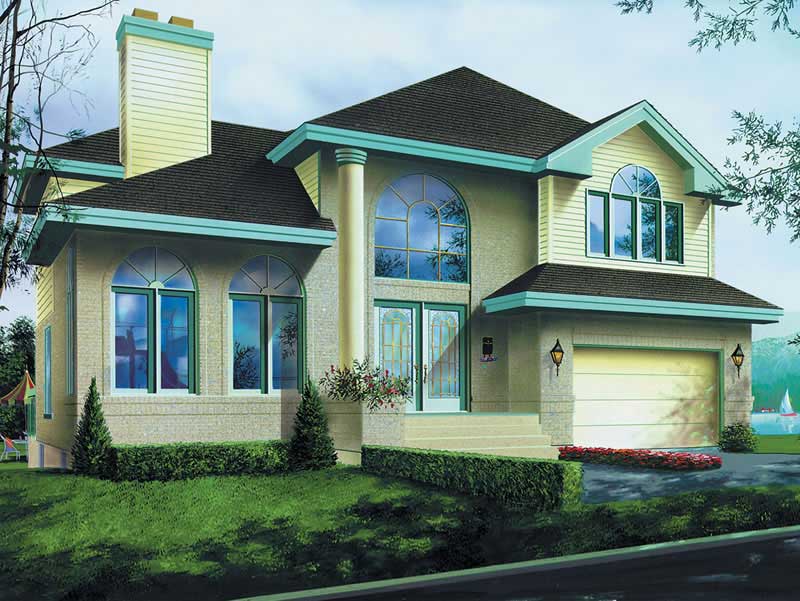 3-Bedroom, 2567 Sq Ft Craftsman Home Plan - 157-1292 - Main Exterior