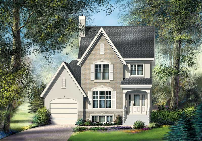 3-Bedroom, 1344 Sq Ft Ranch Home Plan - 157-1303 - Main Exterior