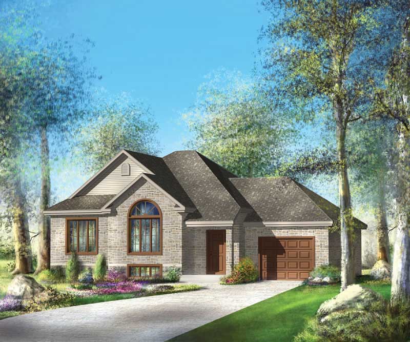 3-Bedroom, 1431 Sq Ft Craftsman House Plan - 157-1305 - Front Exterior