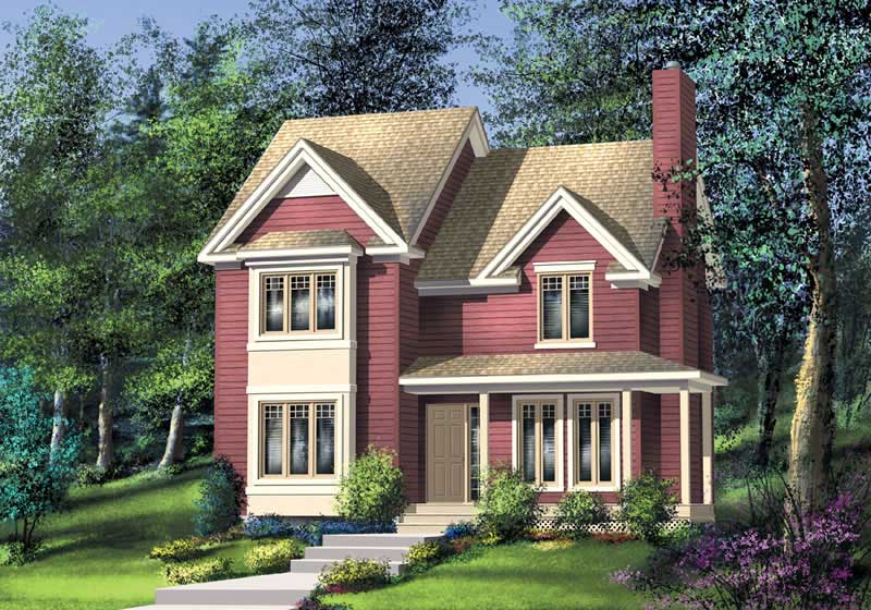 3-Bedroom, 1570 Sq Ft Ranch House Plan - 157-1309 - Front Exterior