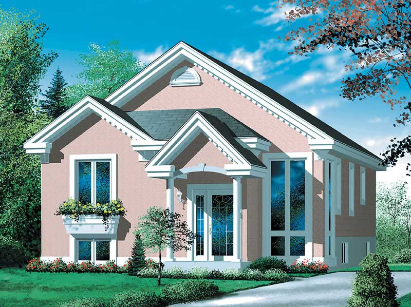 3-Bedroom, 1456 Sq Ft Bungalow Home Plan - 157-1325 - Main Exterior