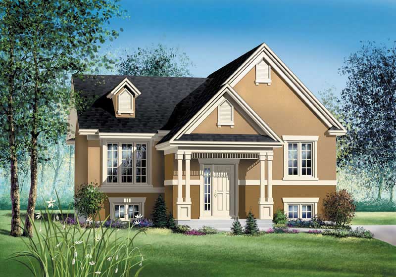 2-Bedroom, 960 Sq Ft Ranch Home Plan - 157-1365 - Main Exterior
