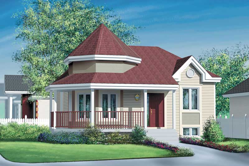 2-Bedroom, 952 Sq Ft Bungalow Home Plan - 157-1376 - Main Exterior