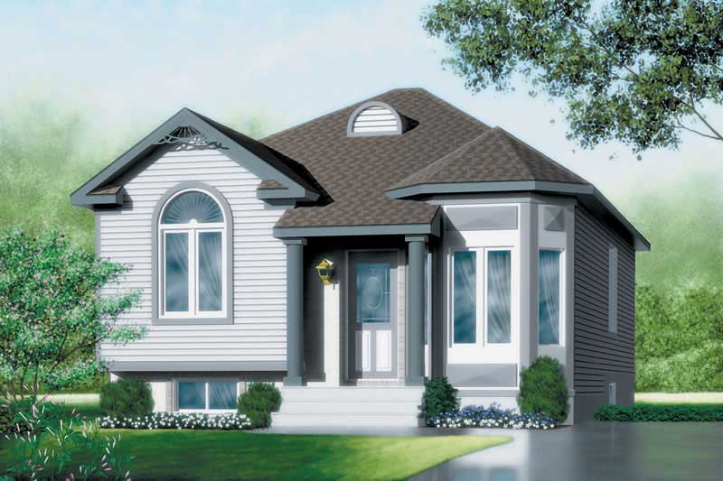 2-Bedroom, 921 Sq Ft Bungalow Home Plan - 157-1450 - Main Exterior