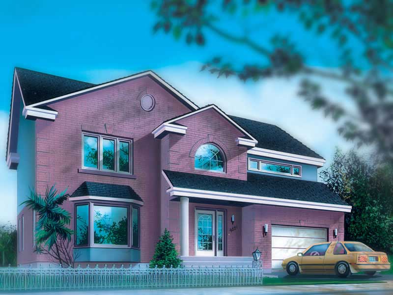 4-Bedroom, 2727 Sq Ft European Home Plan - 157-1470 - Main Exterior