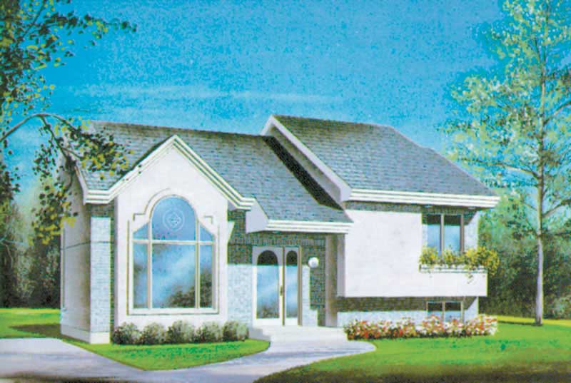 2-Bedroom, 1067 Sq Ft Small House Plans - 157-1509 - Main Exterior