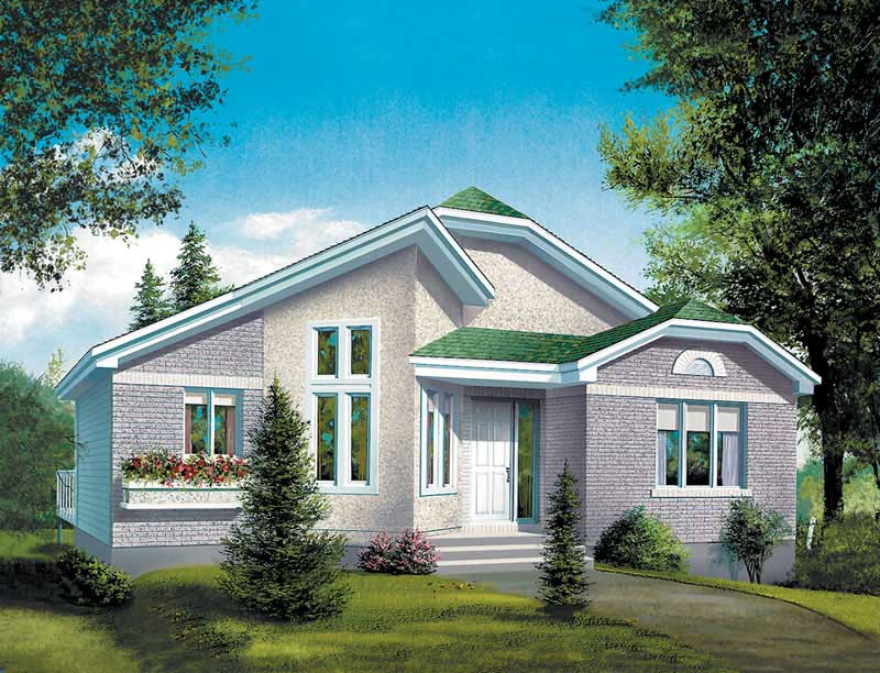 2-Bedroom, 1144 Sq Ft Craftsman House Plan - 157-1512 - Front Exterior