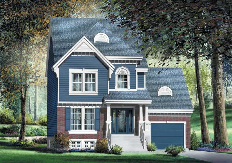 3-Bedroom, 1431 Sq Ft Ranch House Plan - 157-1561 - Front Exterior