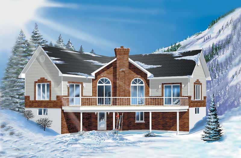 3-Bedroom, 2251 Sq Ft Country Home Plan - 157-1611 - Main Exterior