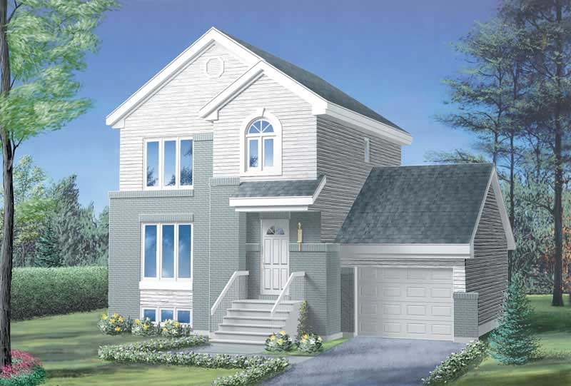3-Bedroom, 1196 Sq Ft Craftsman House Plan - 157-1617 - Front Exterior