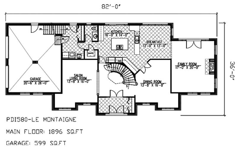 Floor Plan First Story