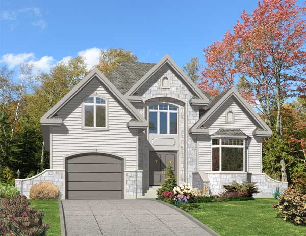 2-Bedroom, 1540 Sq Ft Country House Plan - 158-1088 - Front Exterior