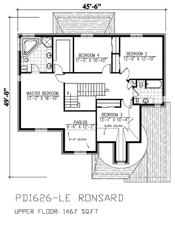 Floor Plan Second Story