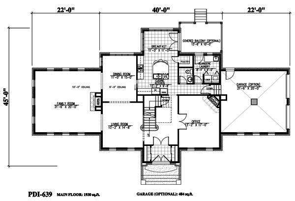Floor Plan First Story
